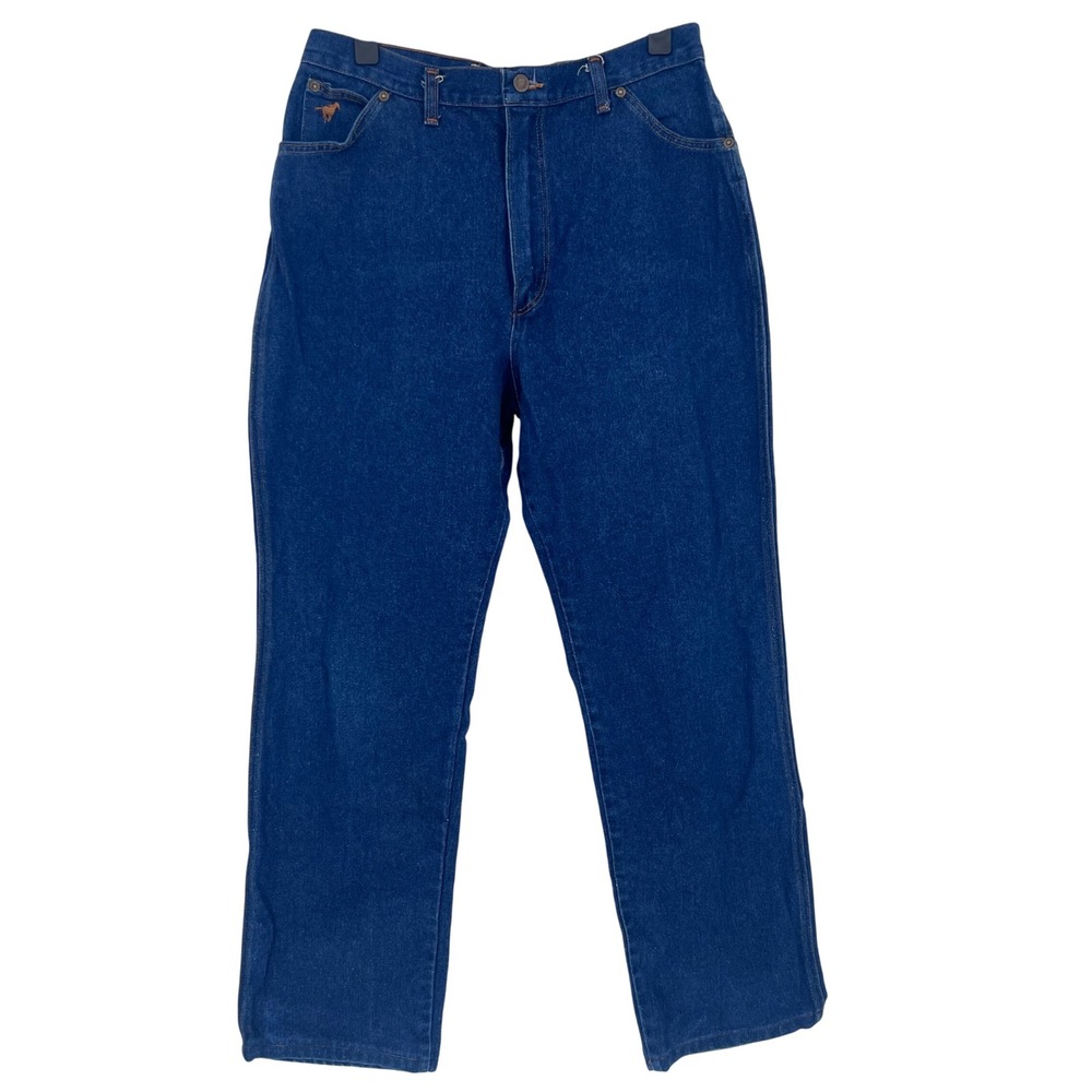 Vintage 70's Wrangler No‎ Fault Straight Leg High Waisted Women's 16